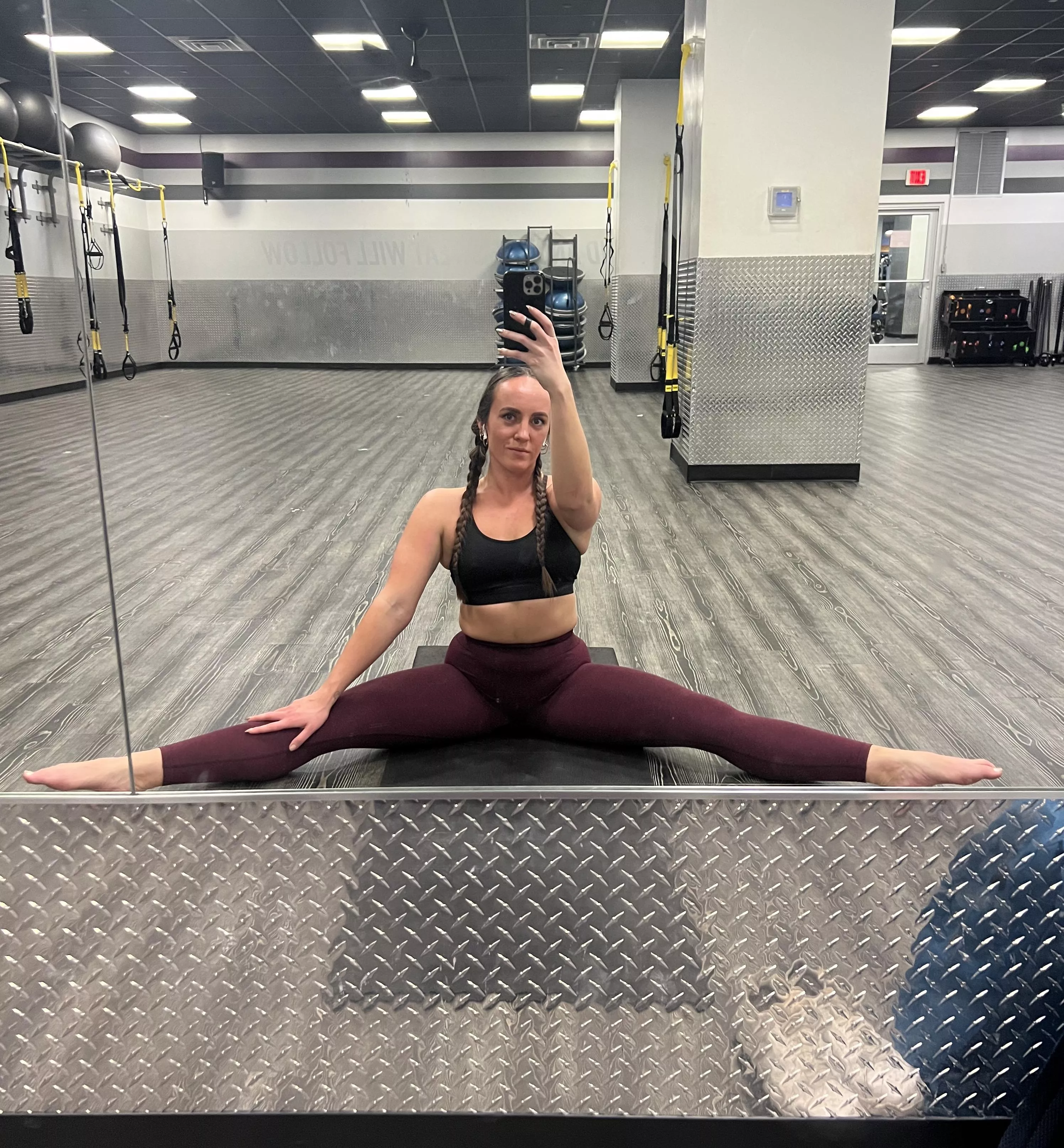 working on my splits posted by lisaaalove