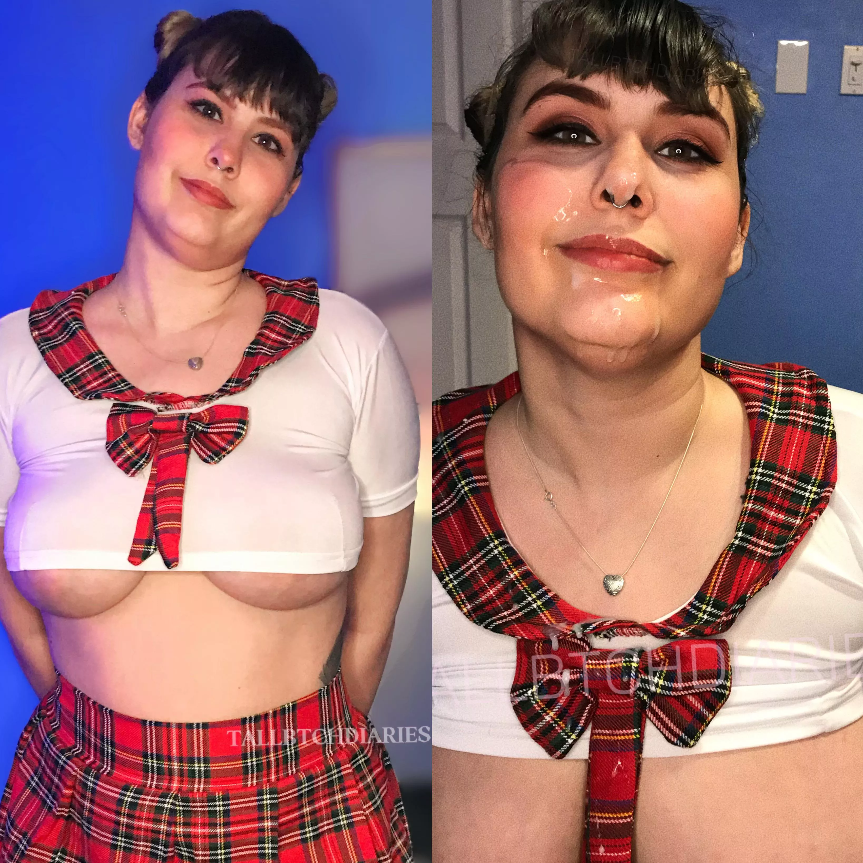 Before and after I passed my finals ♡  posted by tallbtchdiaries2