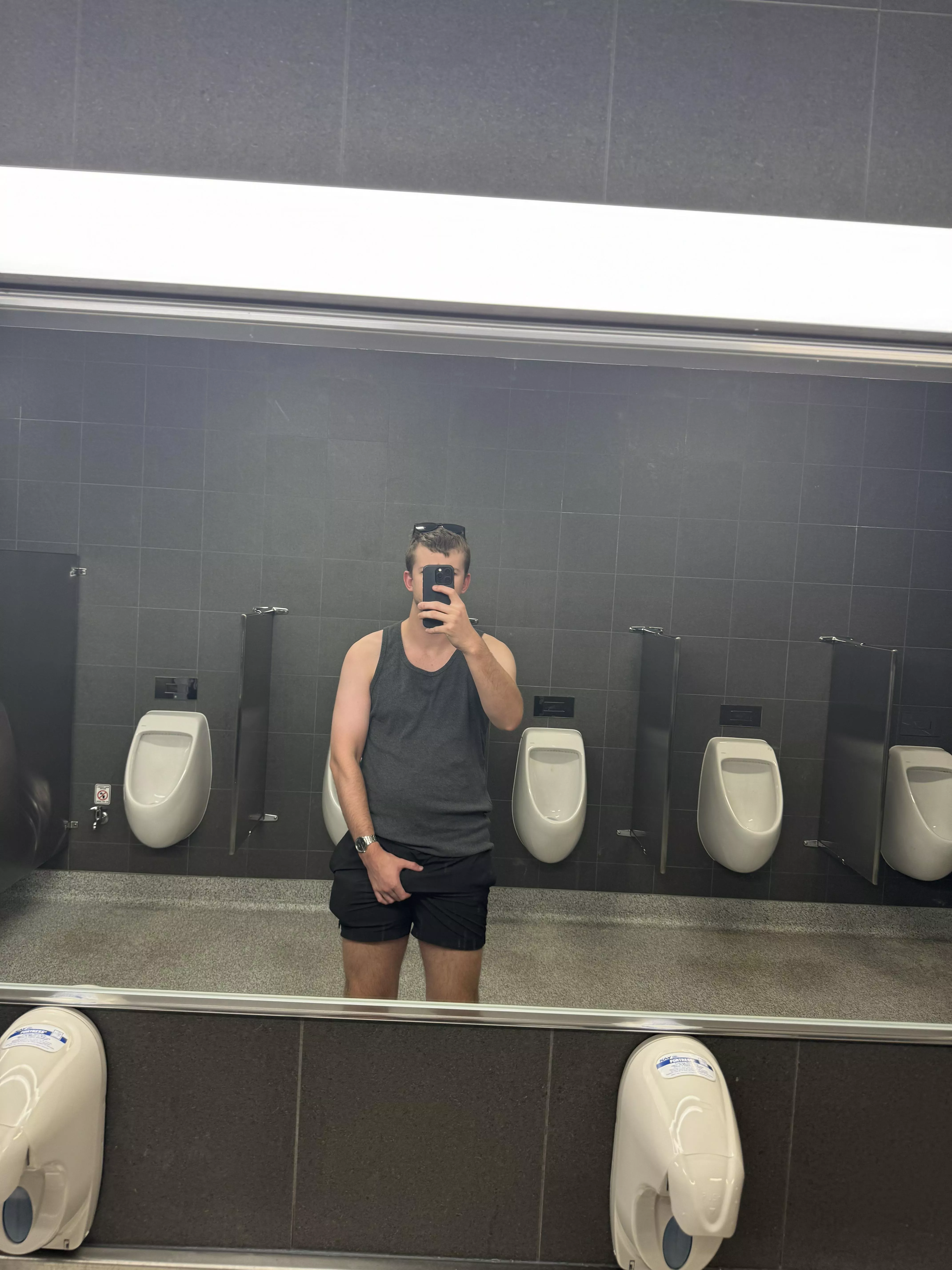 Being naughty at Costco 😈 posted by sexyausboy