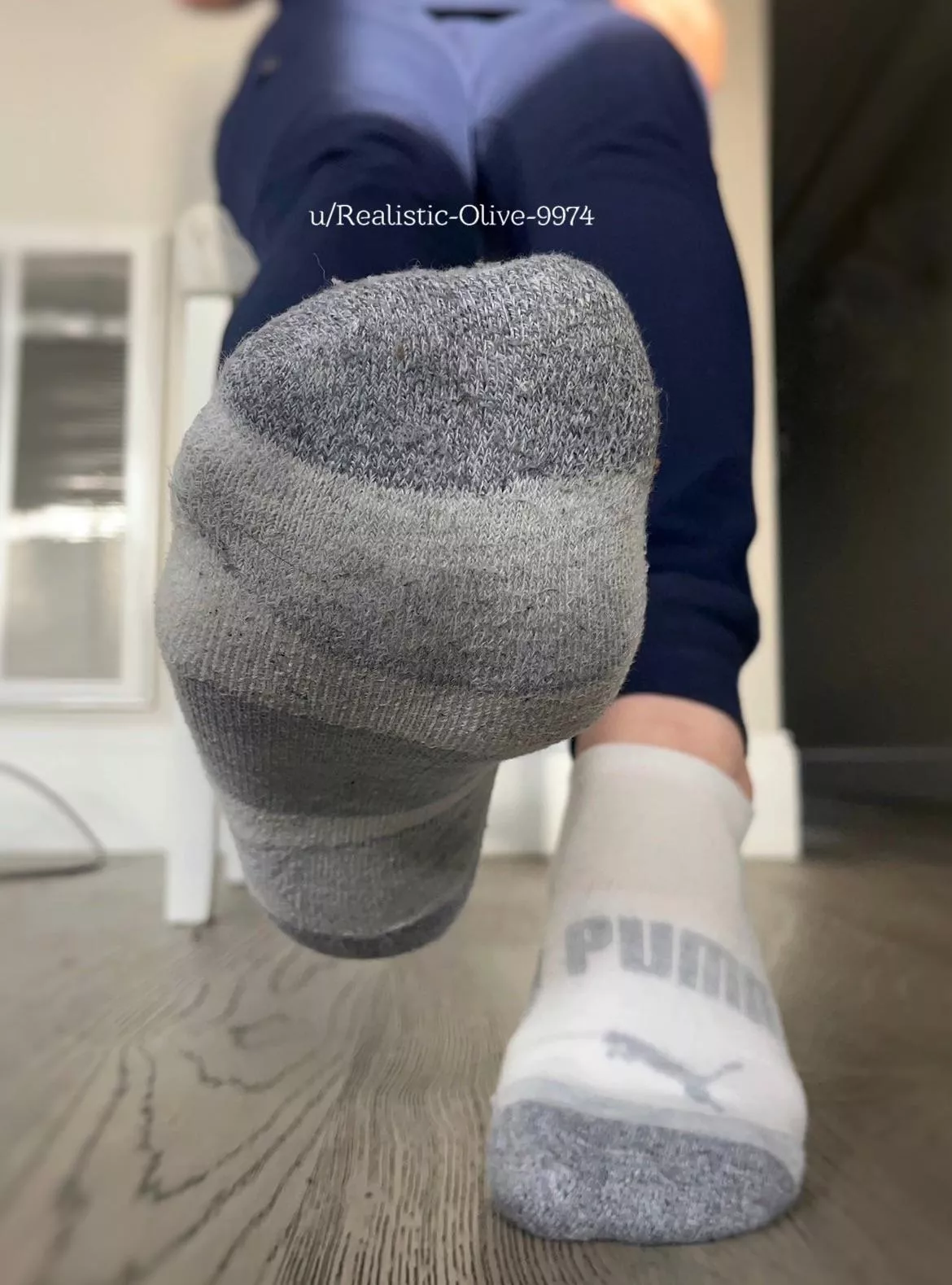 Coming to crush you with my socks!  posted by Realistic-Olive-9974