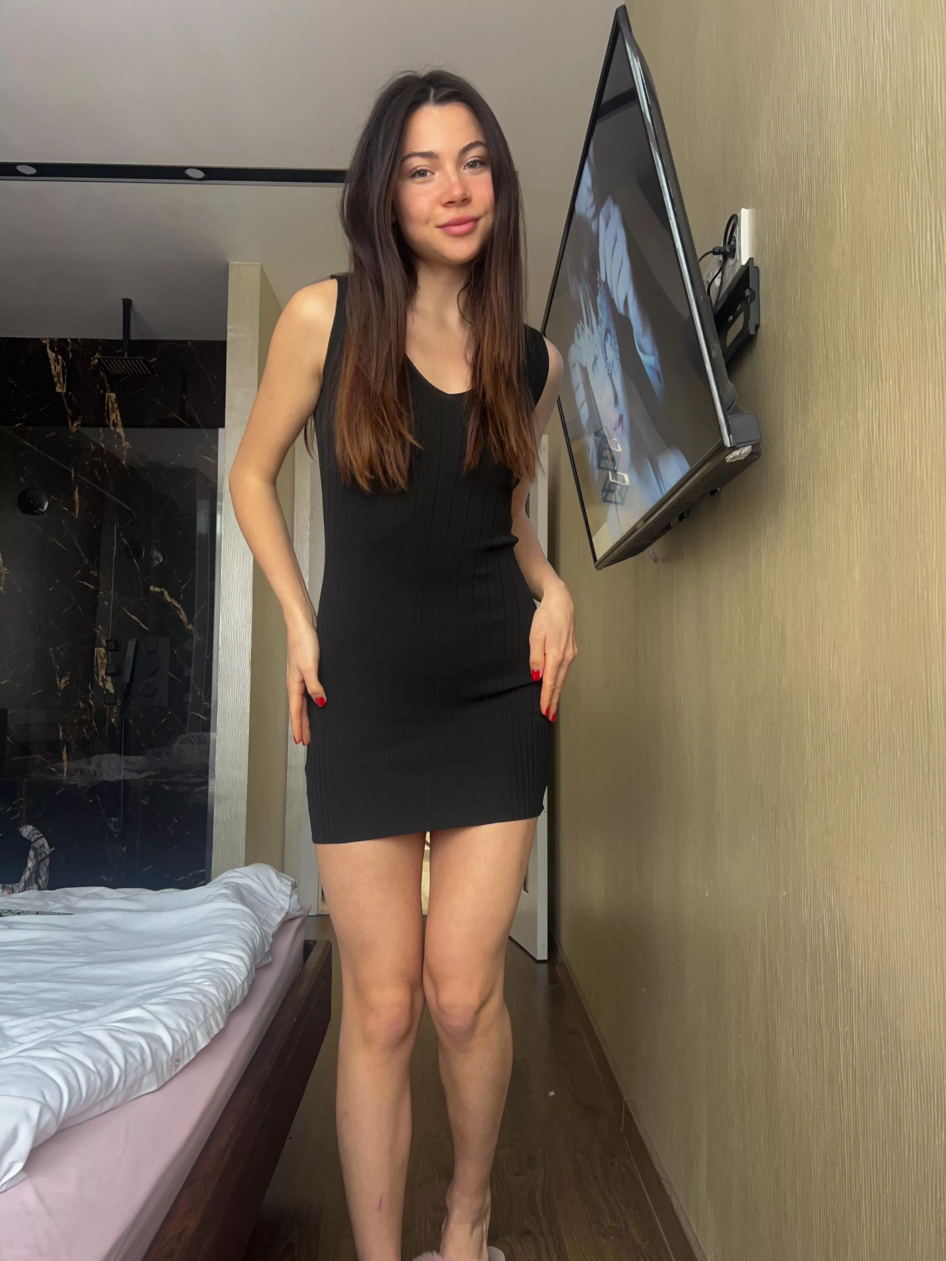 does my tight dress make you breathe hard when you look at me? posted by gmanscout