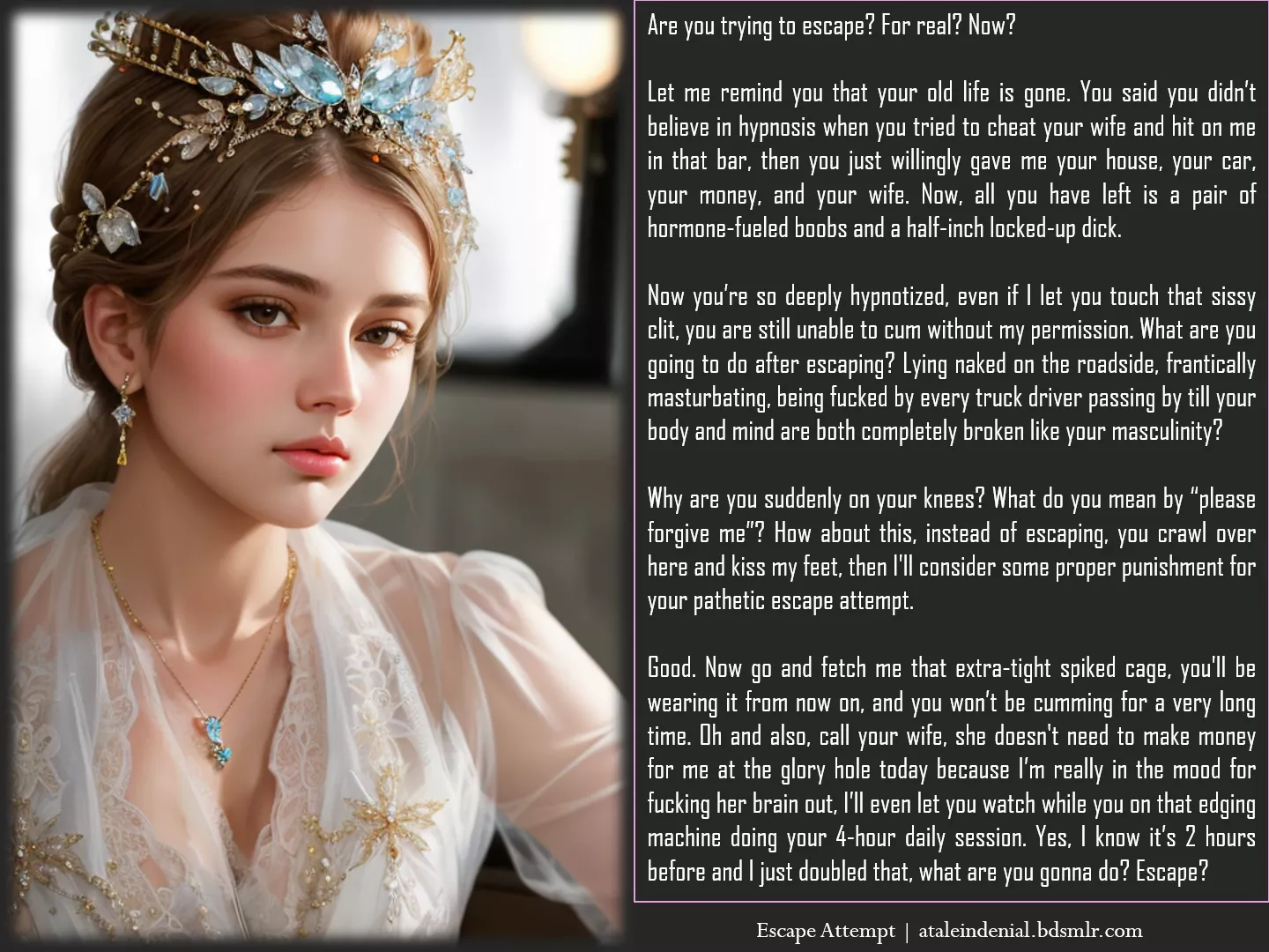 Escape Attempt posted by ataleindenial