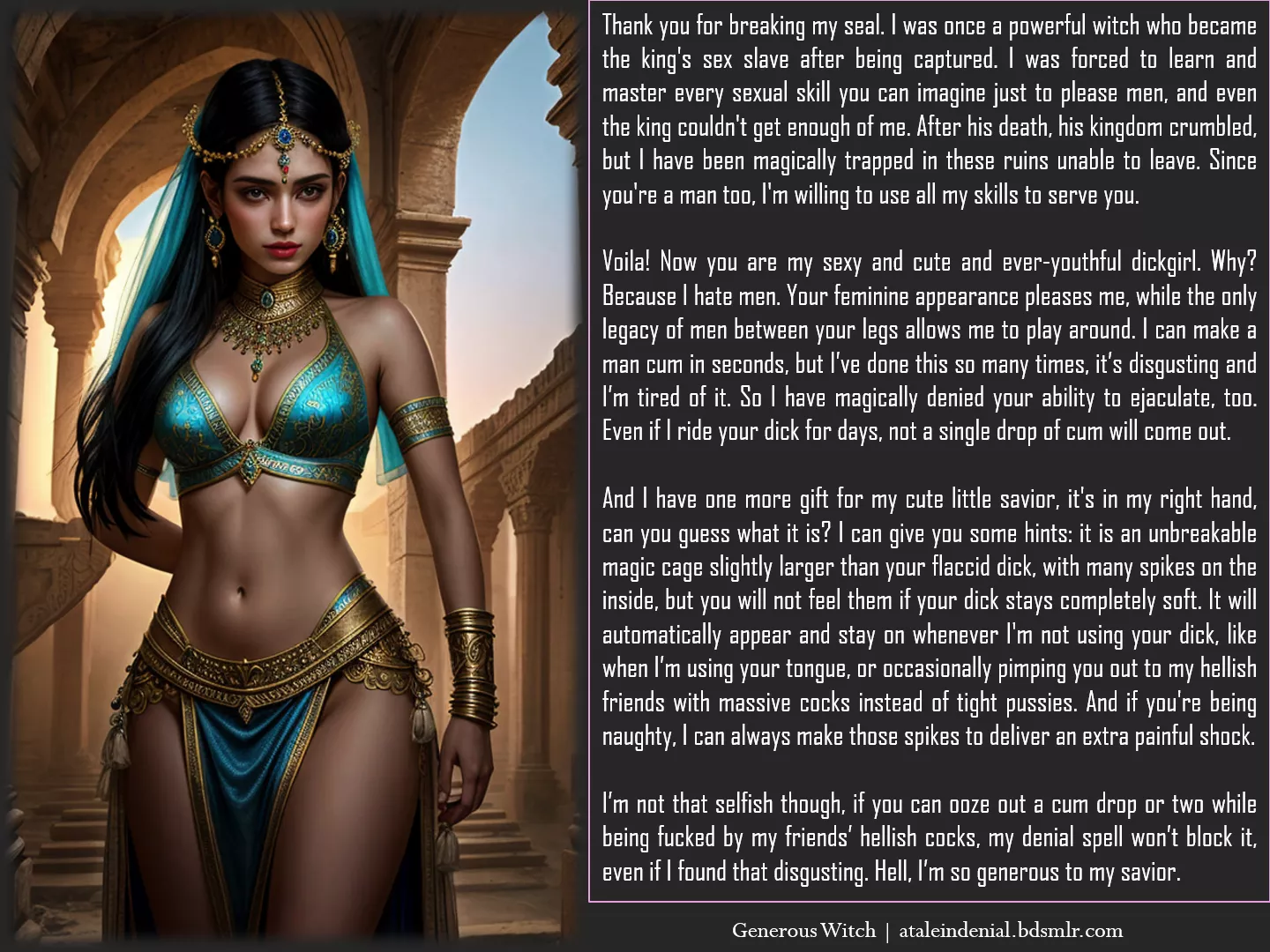 Generous Witch posted by ataleindenial