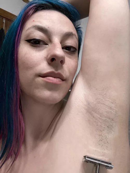 Help me shave my stubble by Blue-Haze-Babe