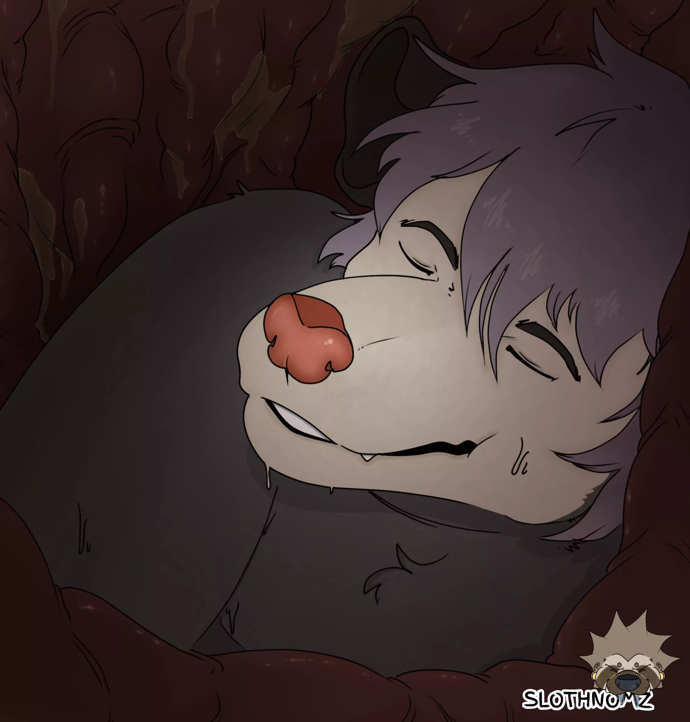 {image} [ Art By Me, SLOTHNOMZ ] [ Internal view,  Endo, Melty, Male prey. ] posted by SLOTHNOMZ