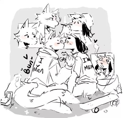 Kiss your homies by Bun0nthemoon