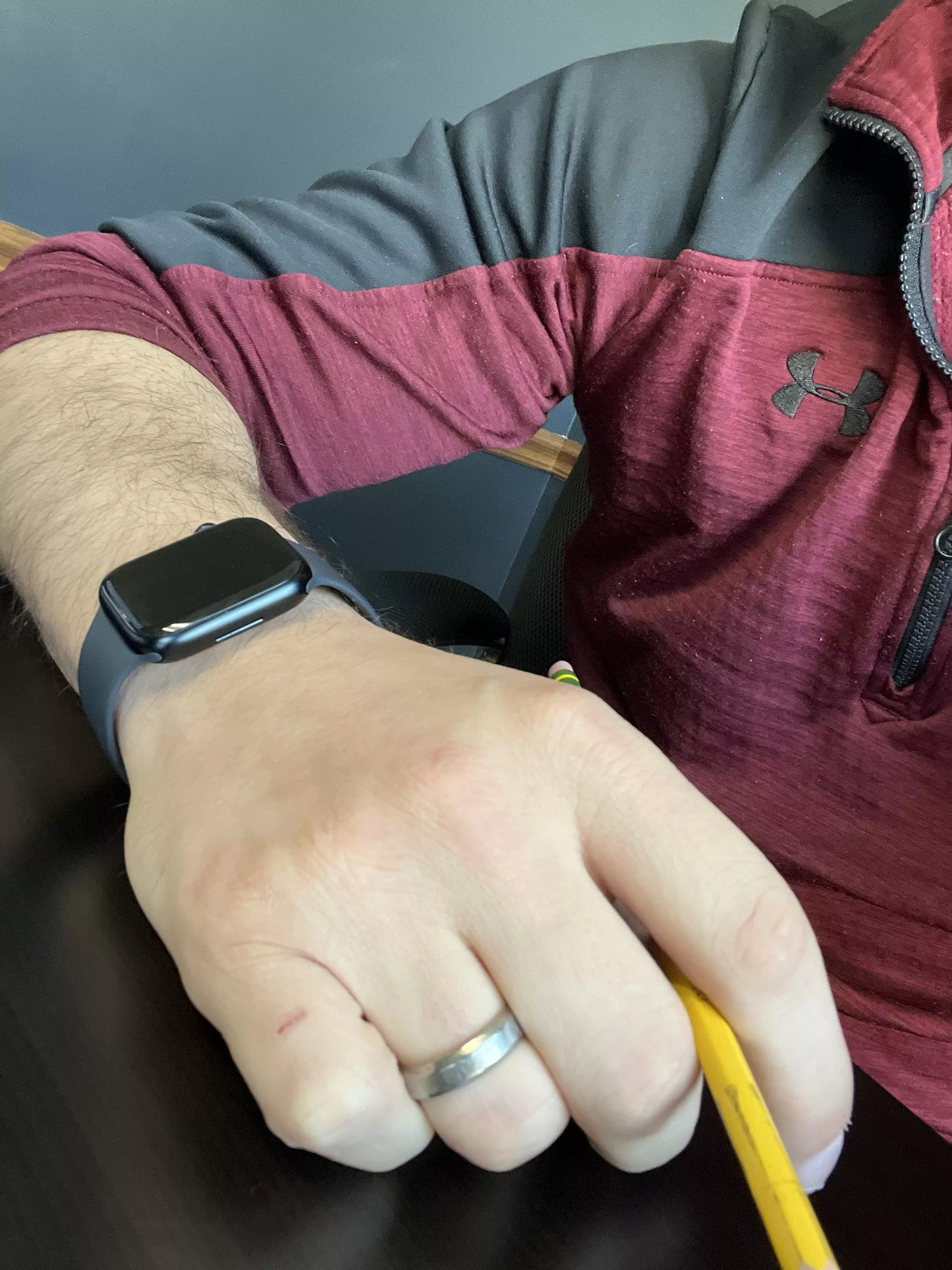 Partial covered forearm to leave the mind up to imagination posted by Competitive_Meat785