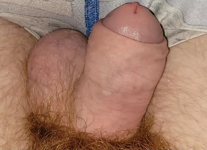 Peeking at my soft cock... by Red_Pleasures