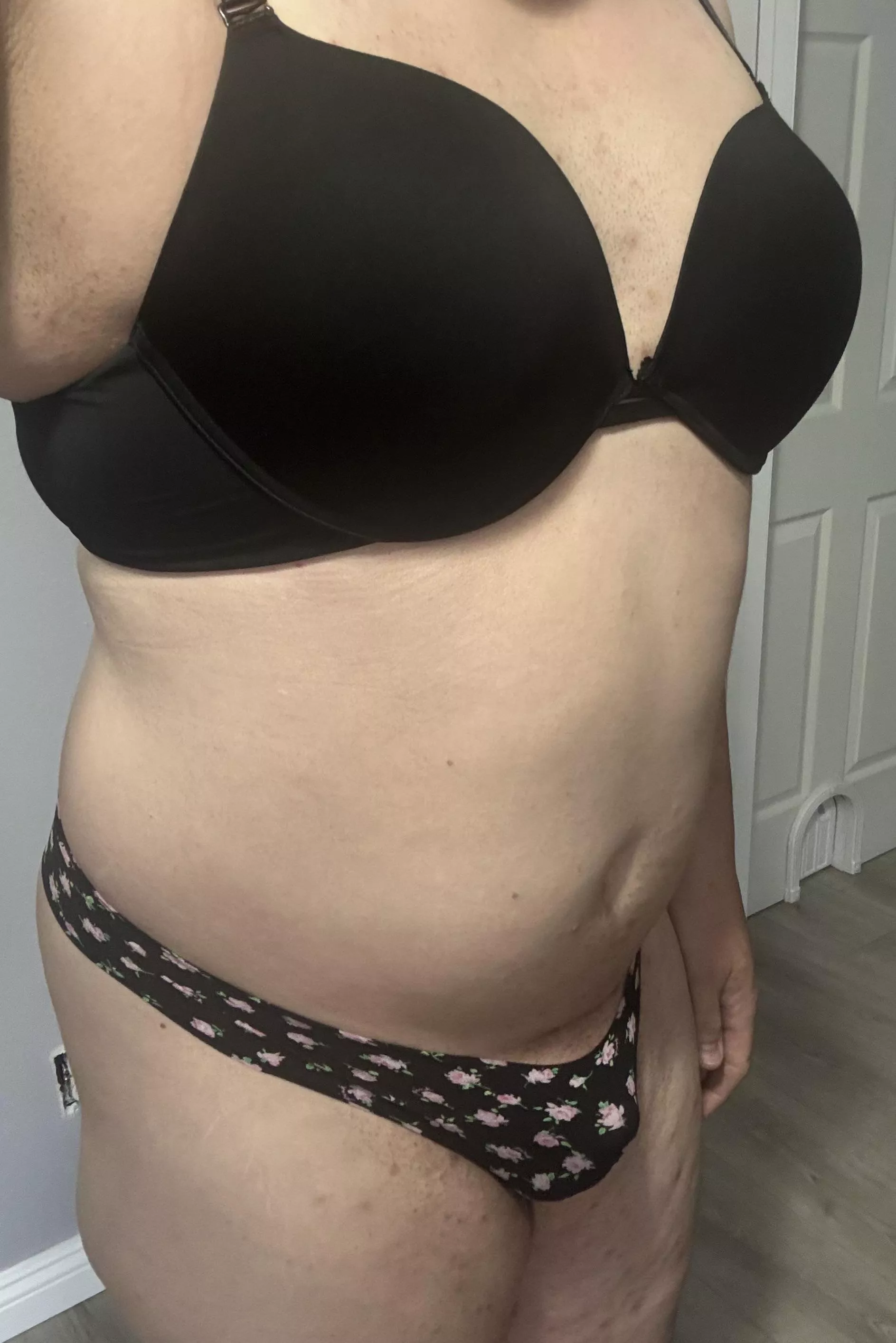 Today under work clothes .. can’t miss a day posted by Mia-Connor