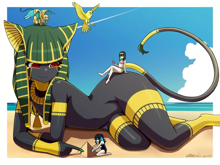 Beach day with Spinx posted by asap_pocki