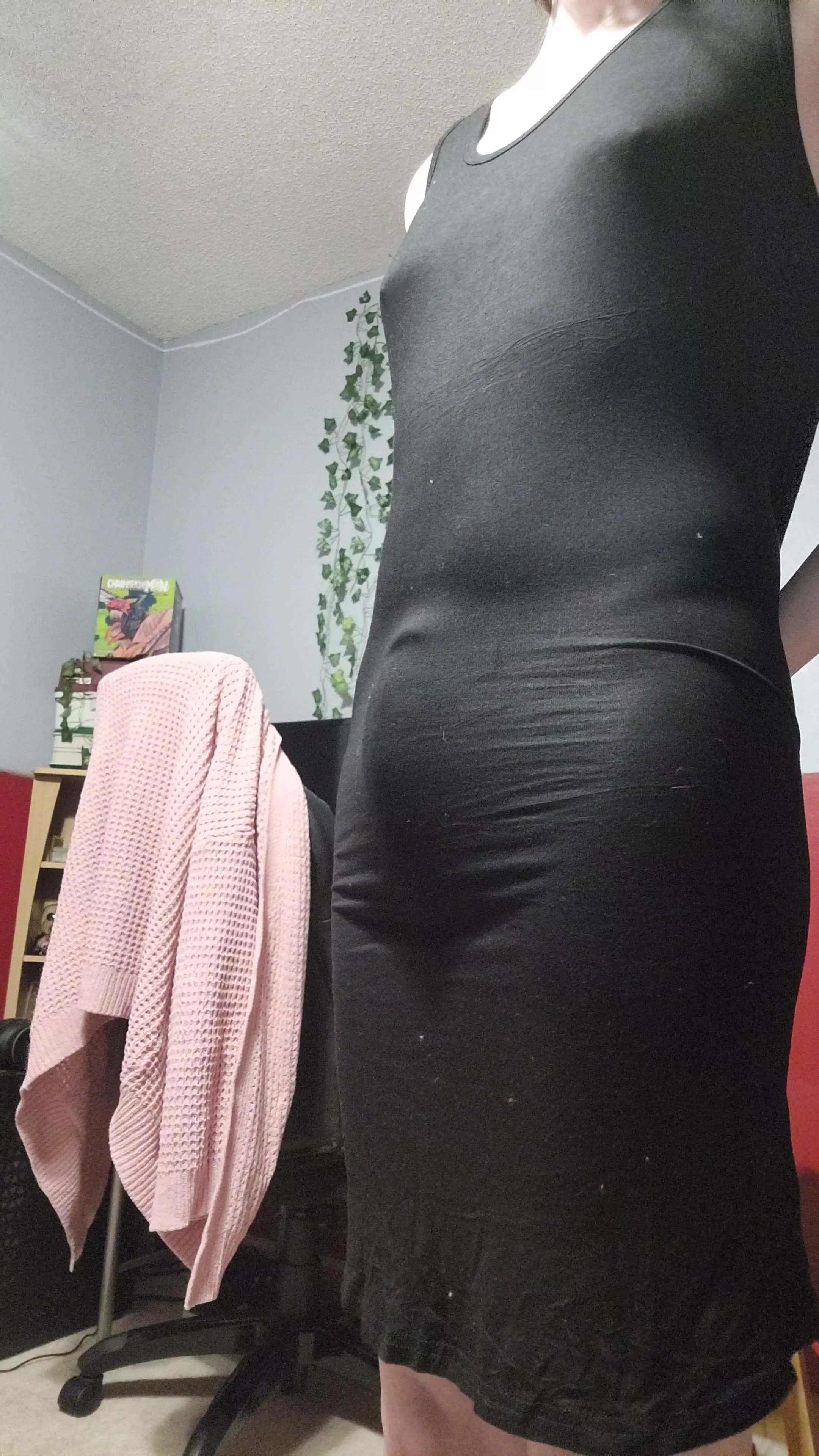 Does my dress hide it well 🥺 posted by TreeGrandmaster