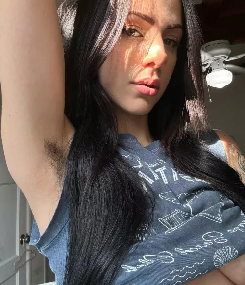 I used to keep my arms down all the time because my hairy armpits embarrassed my ex  by StickDue5482