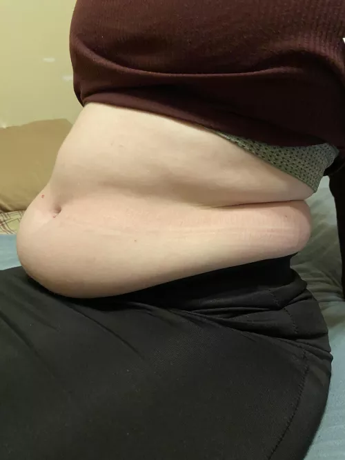 I’m outgrowing all my work skirts now! by Strawberriibaby