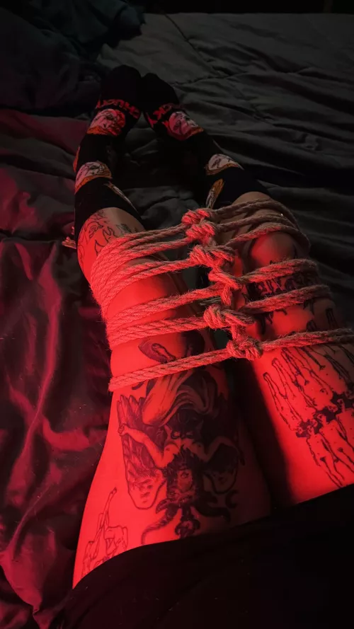 leg ties and chucky socks 😮‍💨 by xxbloodviolet