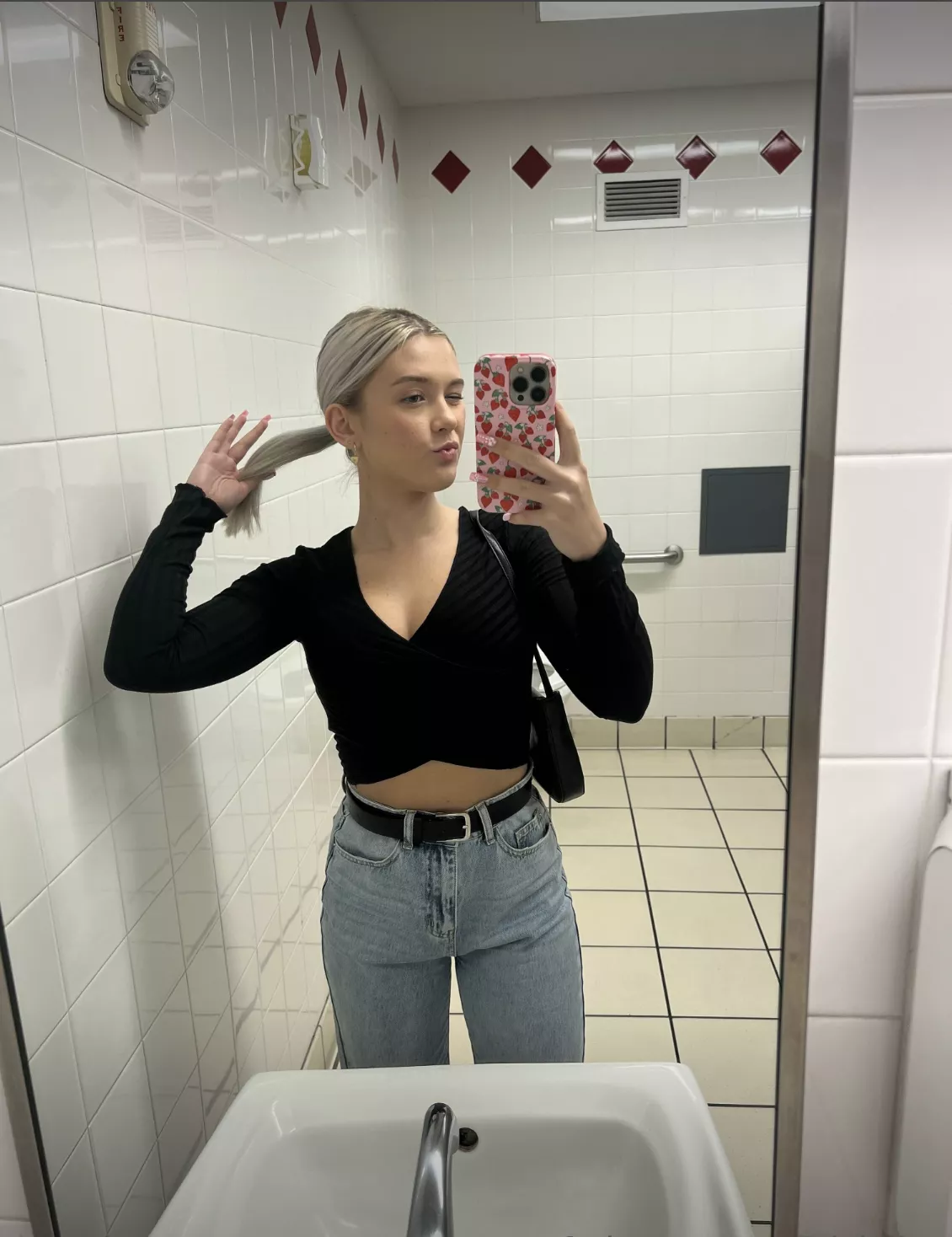 Let me tie it up in a ponytail first posted by sidmin