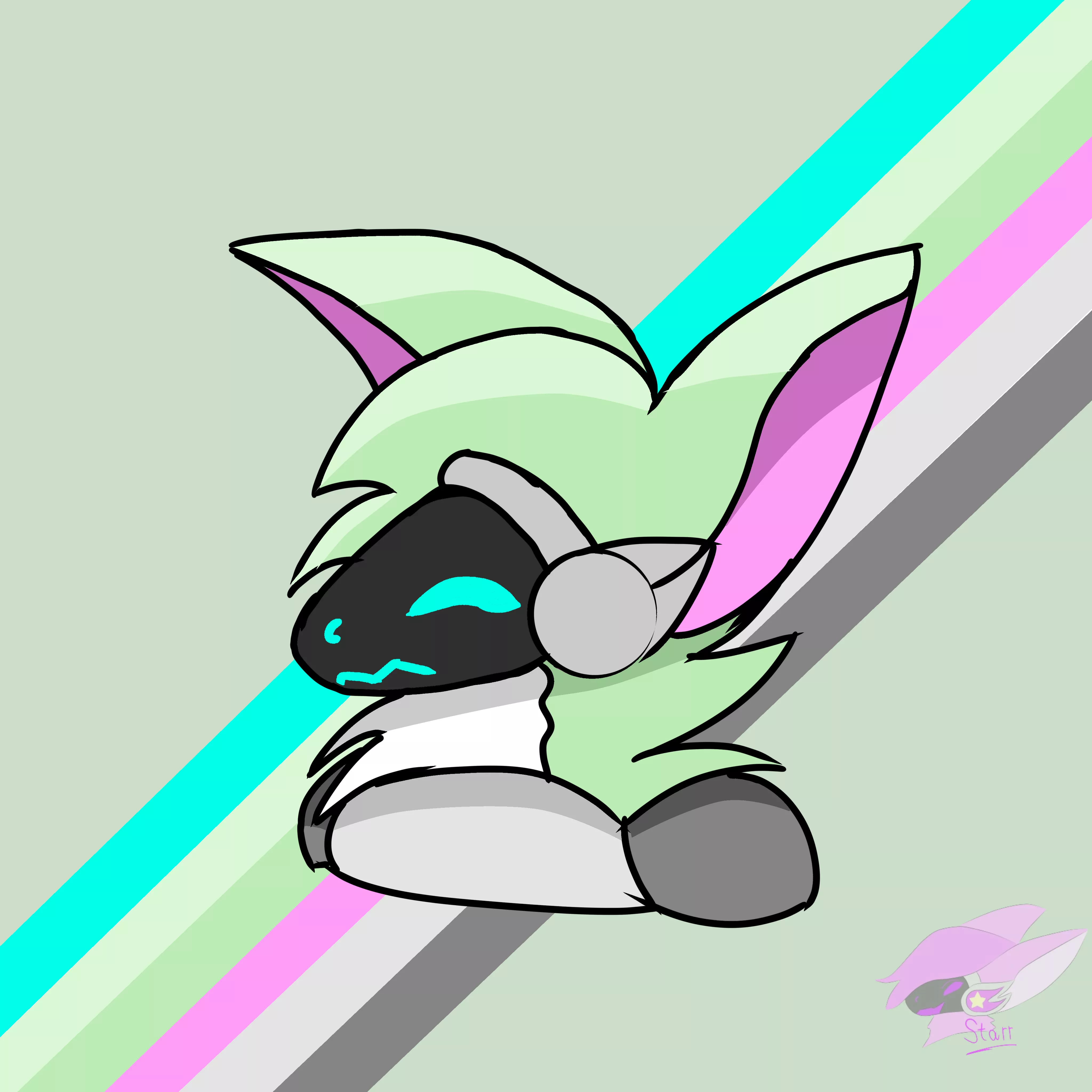 Little beeper (art by me) posted by StarrFurr