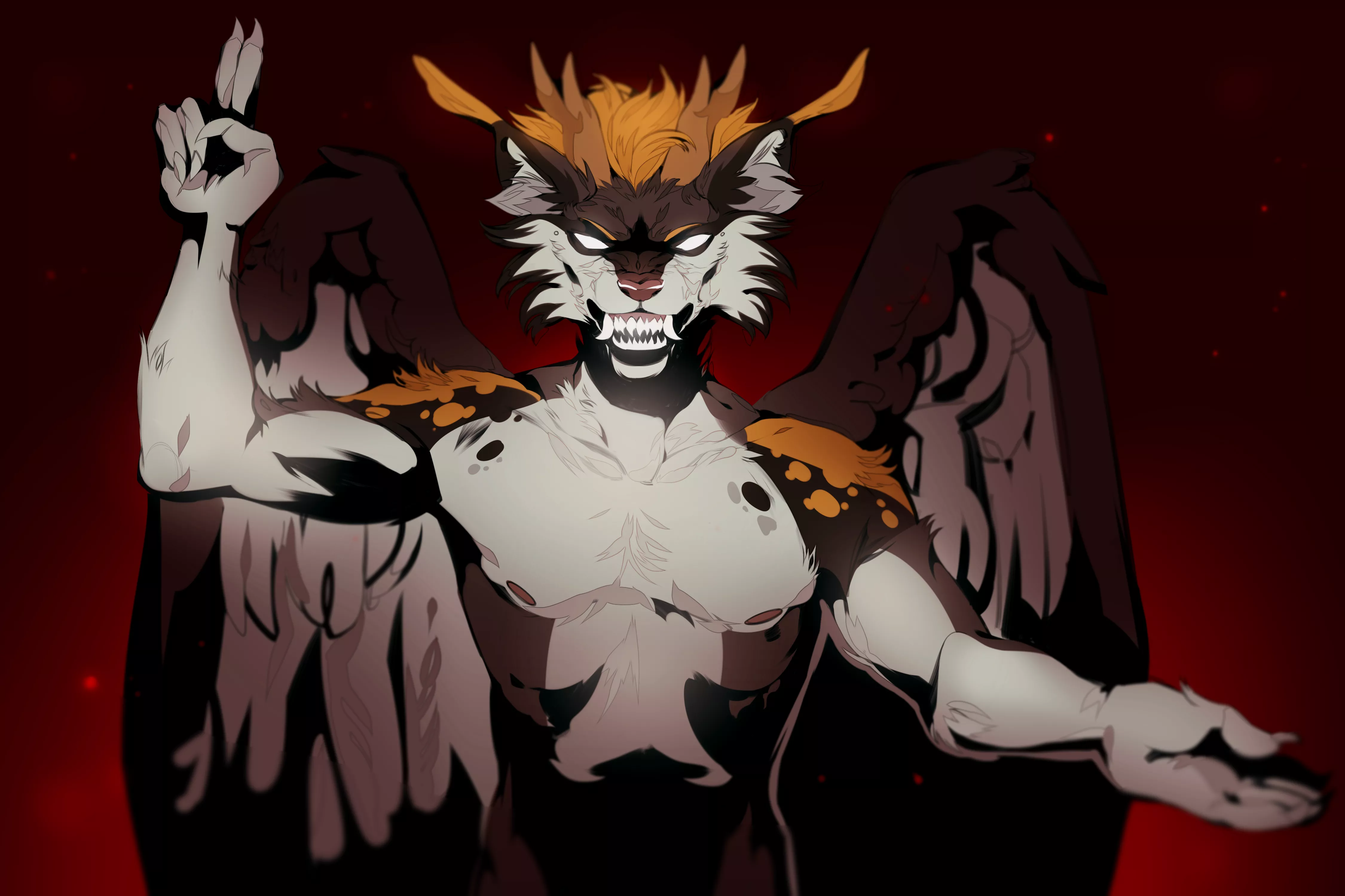 Me as Baphomet (by Zhizha aka Marina Ivankina) posted by reesiq