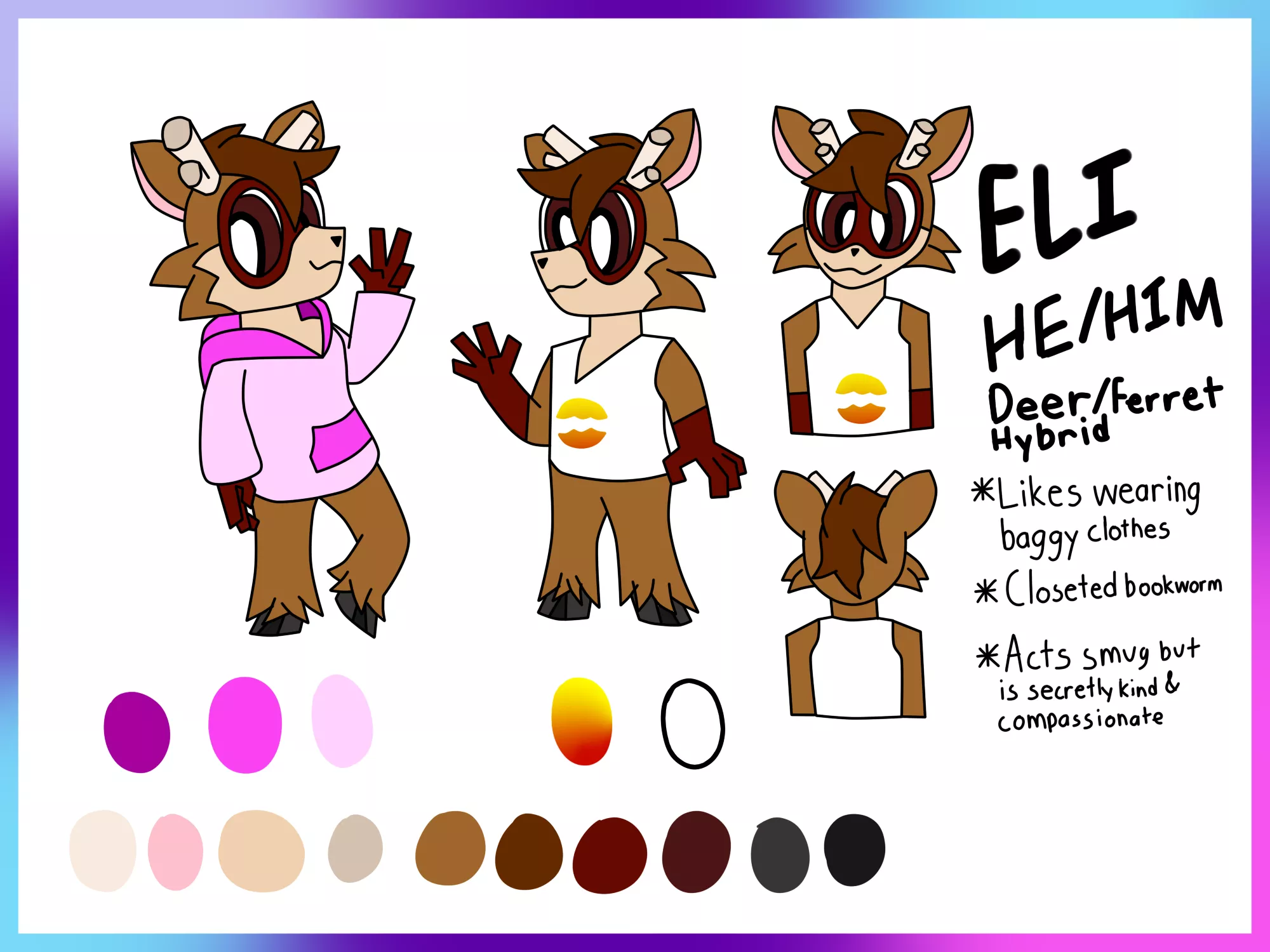 My first attempt at making a ref sheet posted by Daiquila