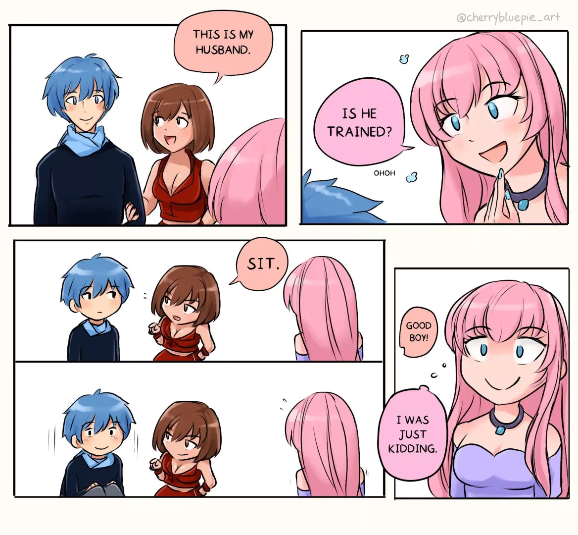 [OC]: obedient posted by wamcherrypie