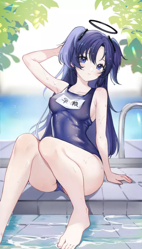 Sexy and cute angel waifu by reversedturnover