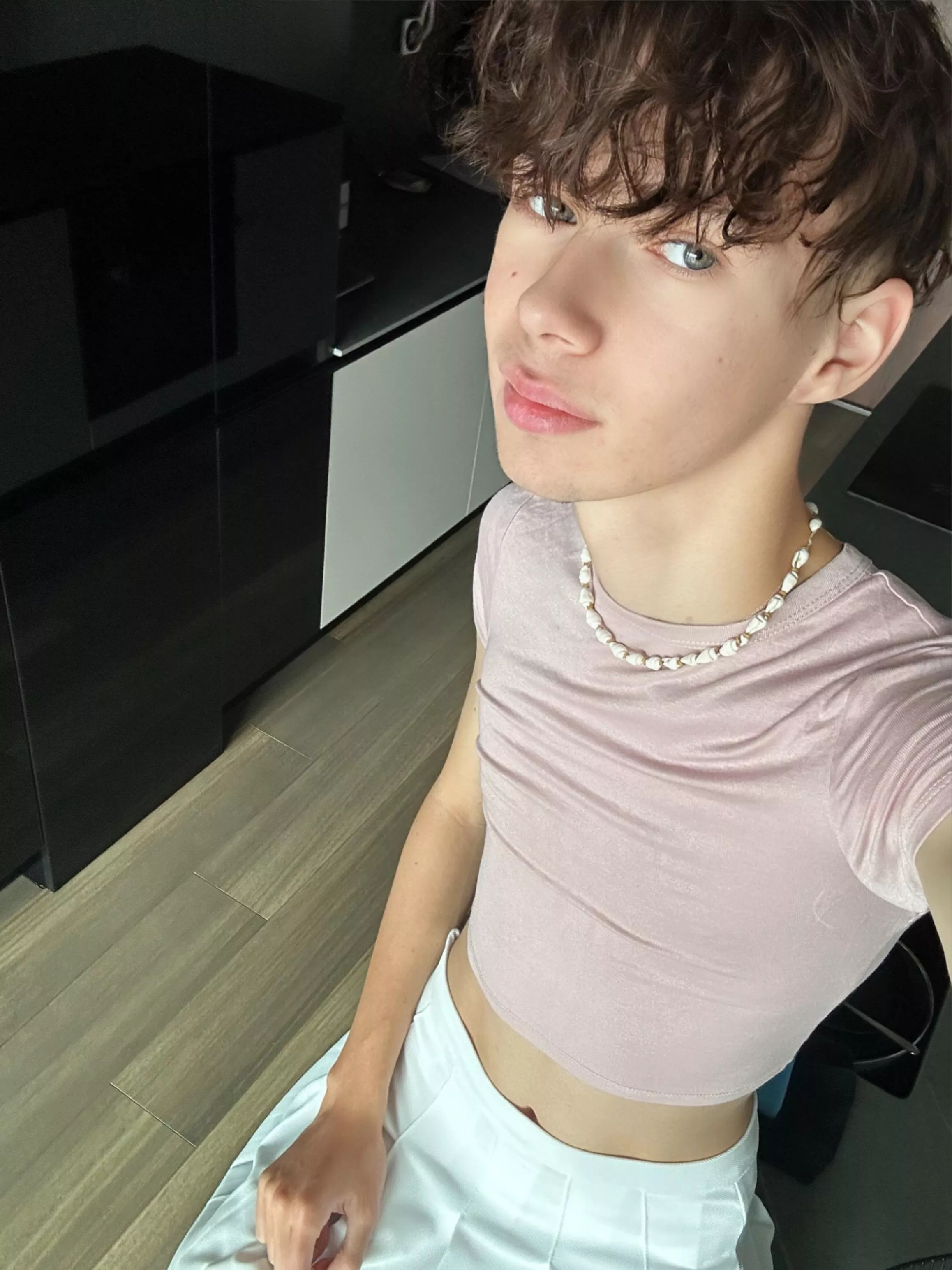 The girl who's been catching your eye is actually a boy. posted by SpicySisterxo_