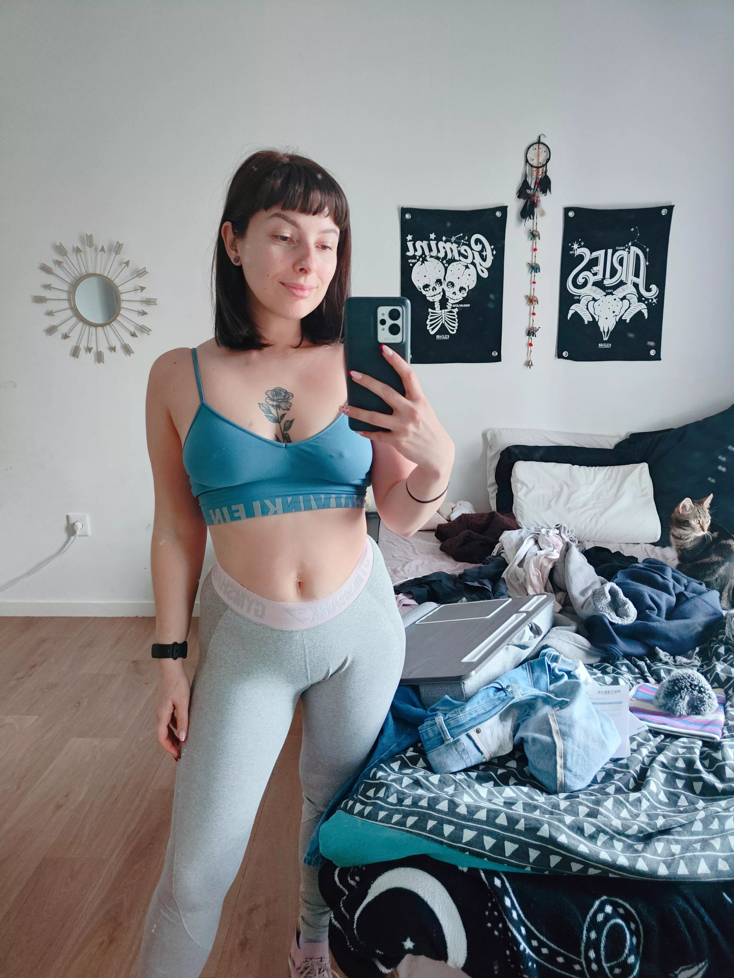 Tring to be [f]it posted by Bbylunea