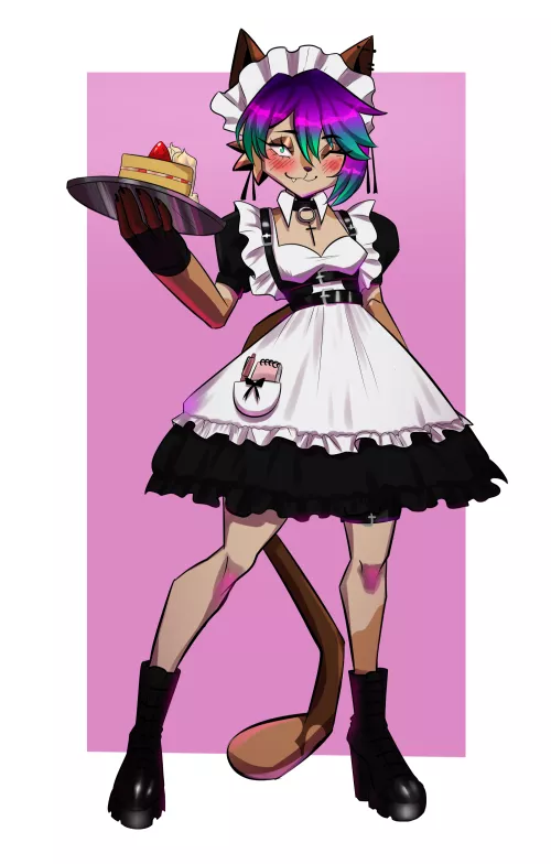 Update of my oc x3 art by me 💜 by CarinBakery