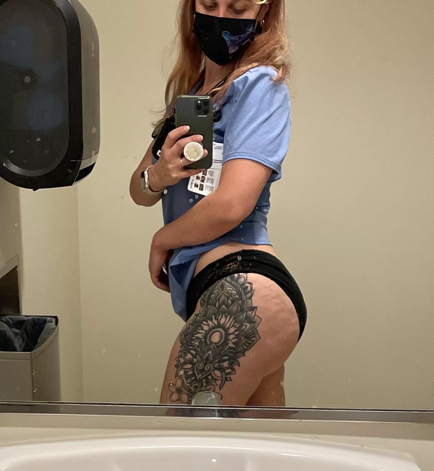 You know what they say, thicc thighs save lives…. posted by HotwifeHeadNurse