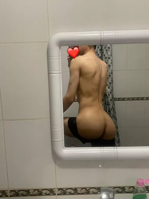 About to take a shower by MellowthBellow