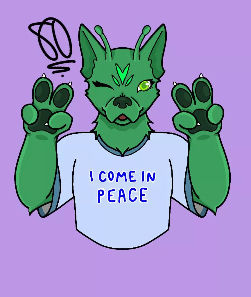 Alien Canine posted by Artby80