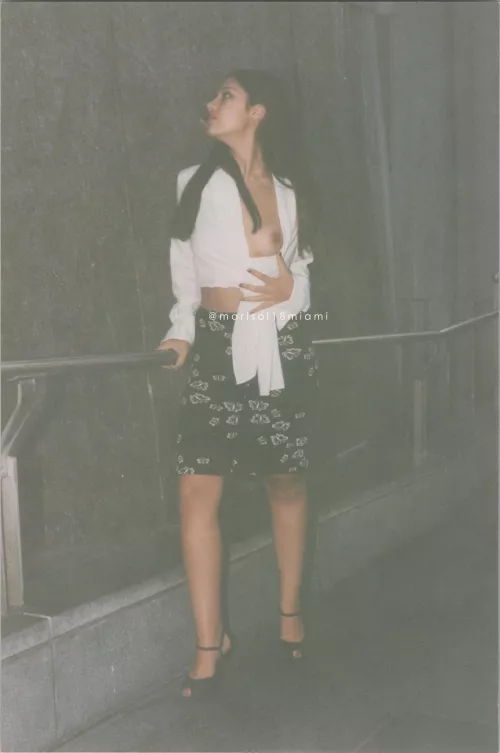 braless in public by Marisol18Miami