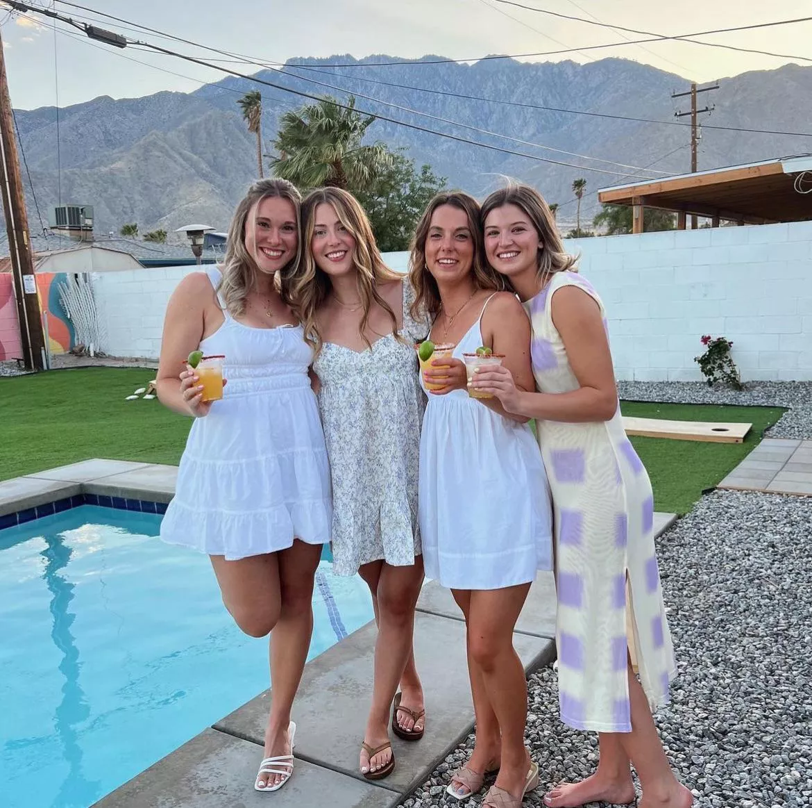 By the pool  posted by Flat-Dependent2153