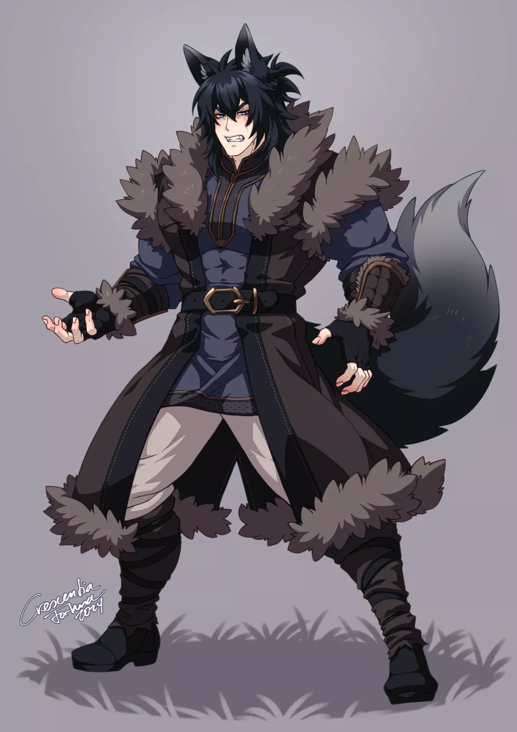 Characterart Grey [by Crescentia Fortuna] posted by Crescentia-Fortuna
