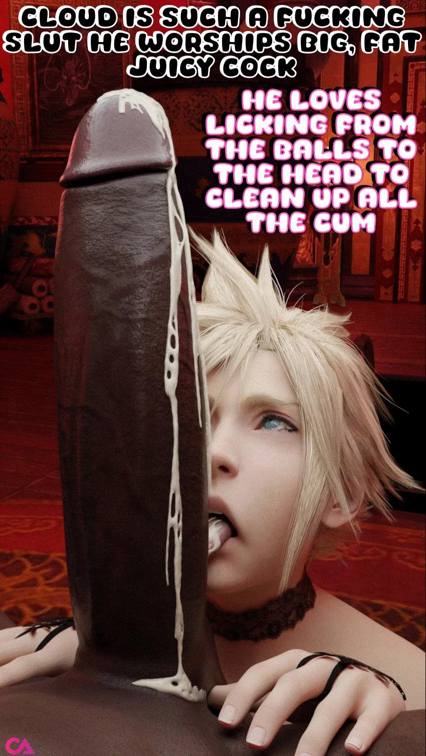 Cloud Fucking Loves Big COCK & The Taste Of Cum 🥵🥵 posted by OpenAccountt