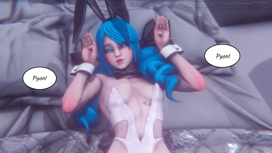 Easter Bunny Gwen! (NeoRavenMMD) by NeoRavenMMD