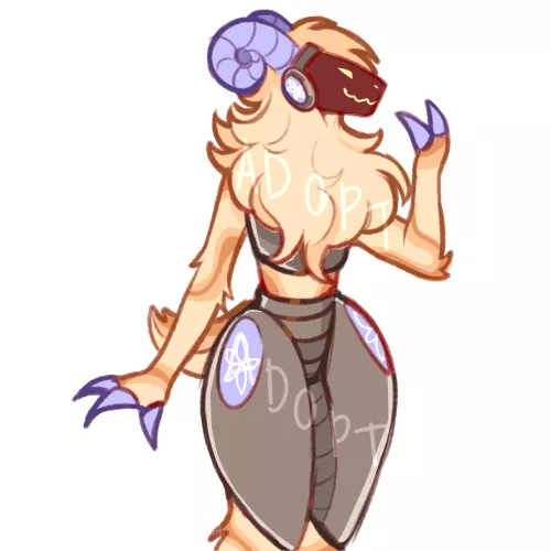 Goat protogen adopt $20 by andyarttz