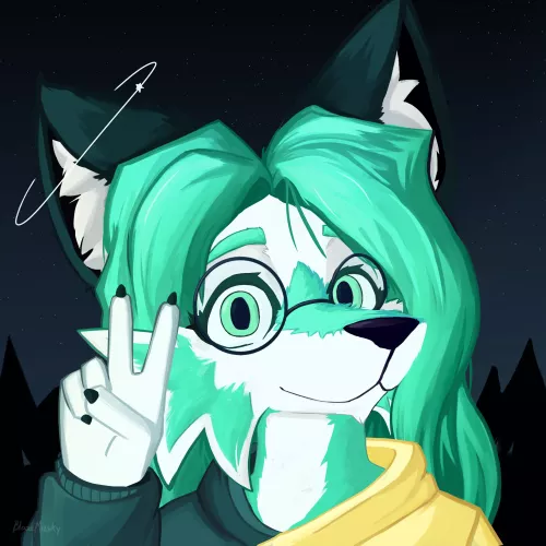 New Look! n.n (tried a new hairstyle on my fursona haha) by blazemirsky