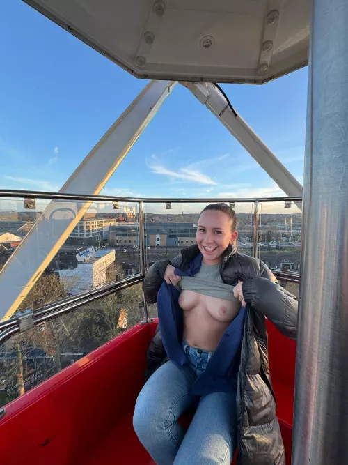 Shortly after noticed the guy smiling from the seats above by wanderlustressxo