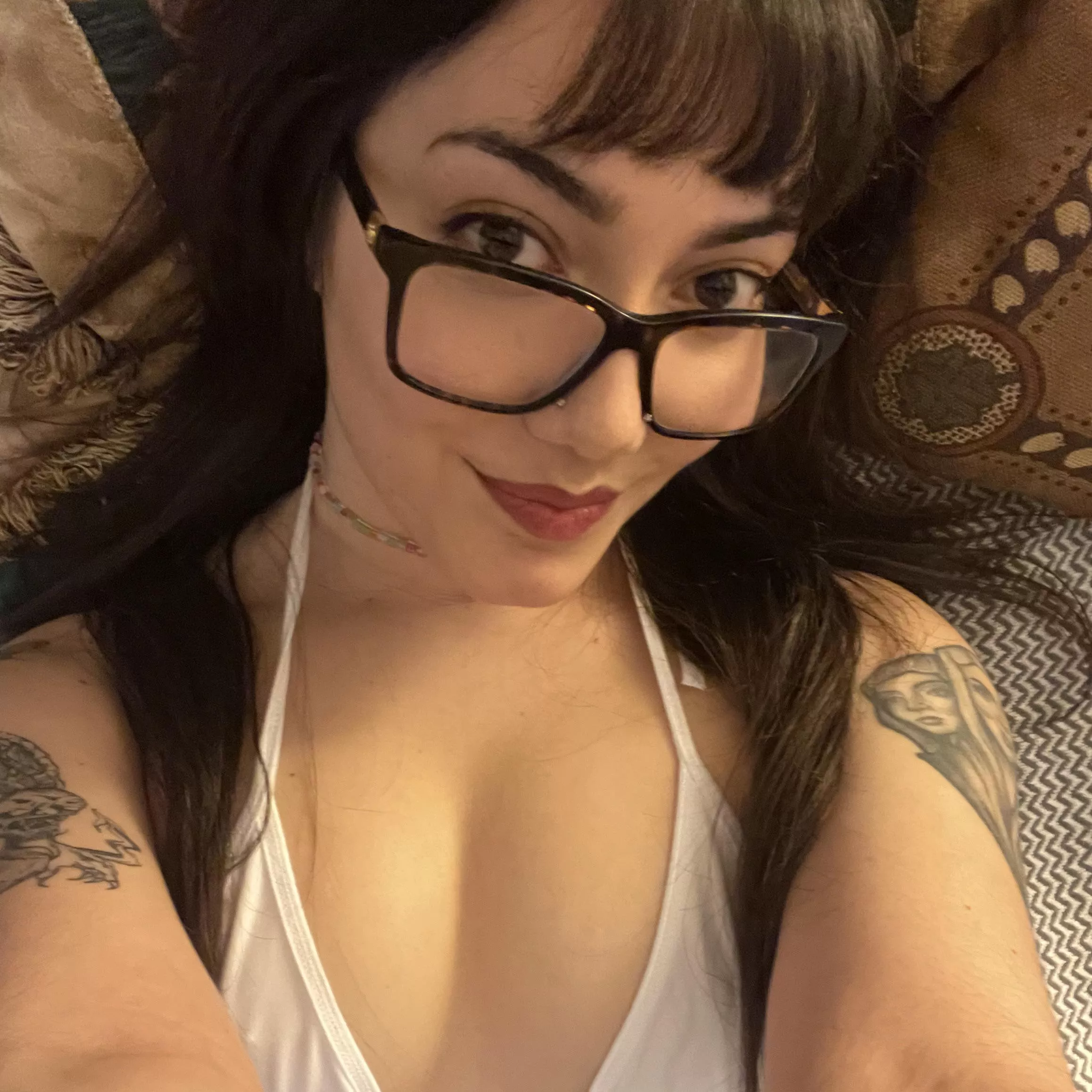 What would u say if i asked u to cum on my glasses? posted by onlynikki111