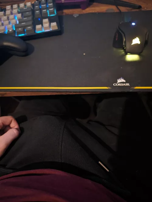 Anyone wanna help me out under the desk? ;) by Left_Animator_9790