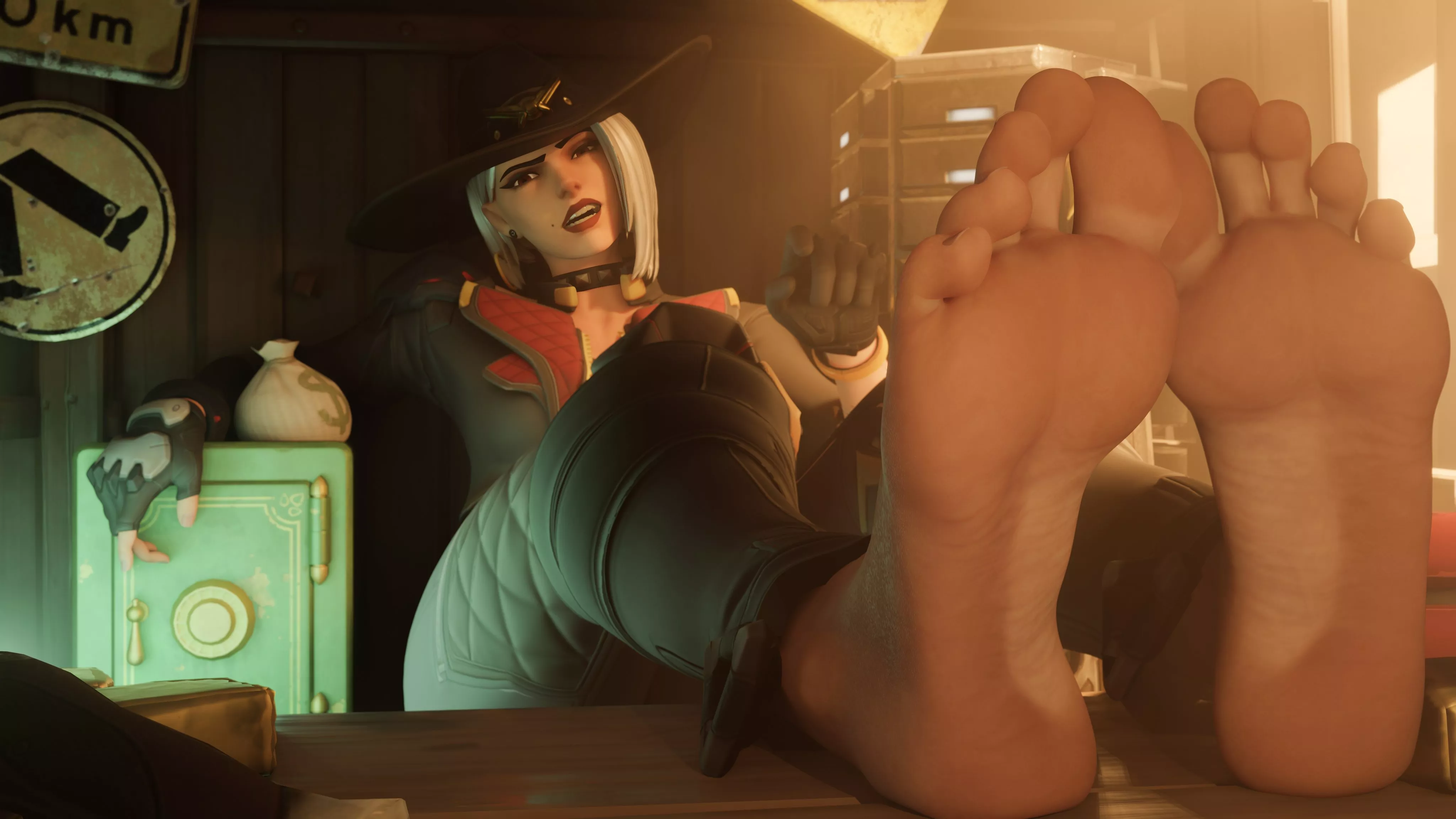 Ashe's Pretty Soles (zmsfm) [Overwatch] posted by Lachryma_ud