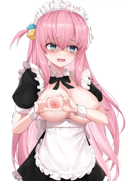 Bocchi trying her best by marxsander2016