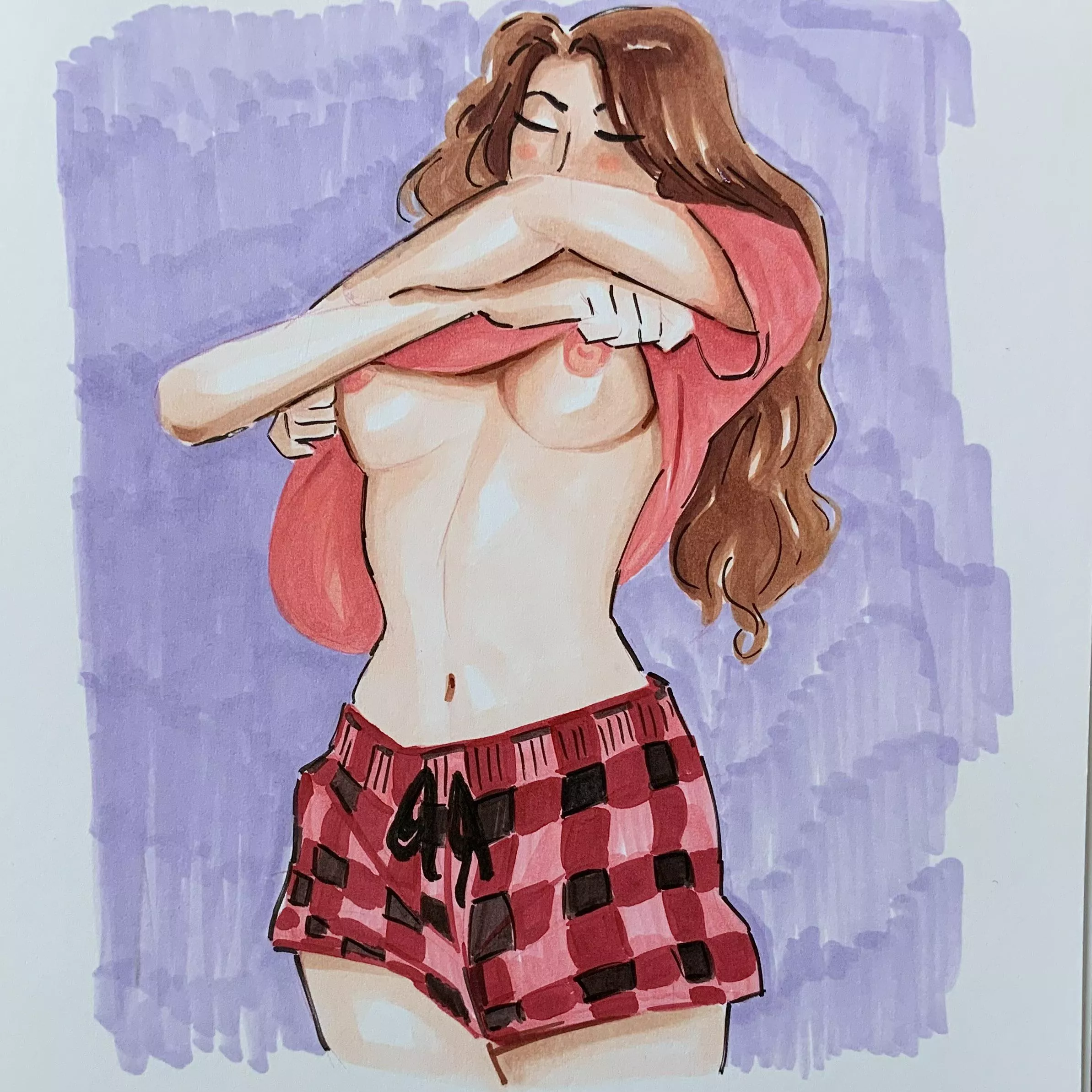 Copic marker sketch - by me  posted by EroticRex