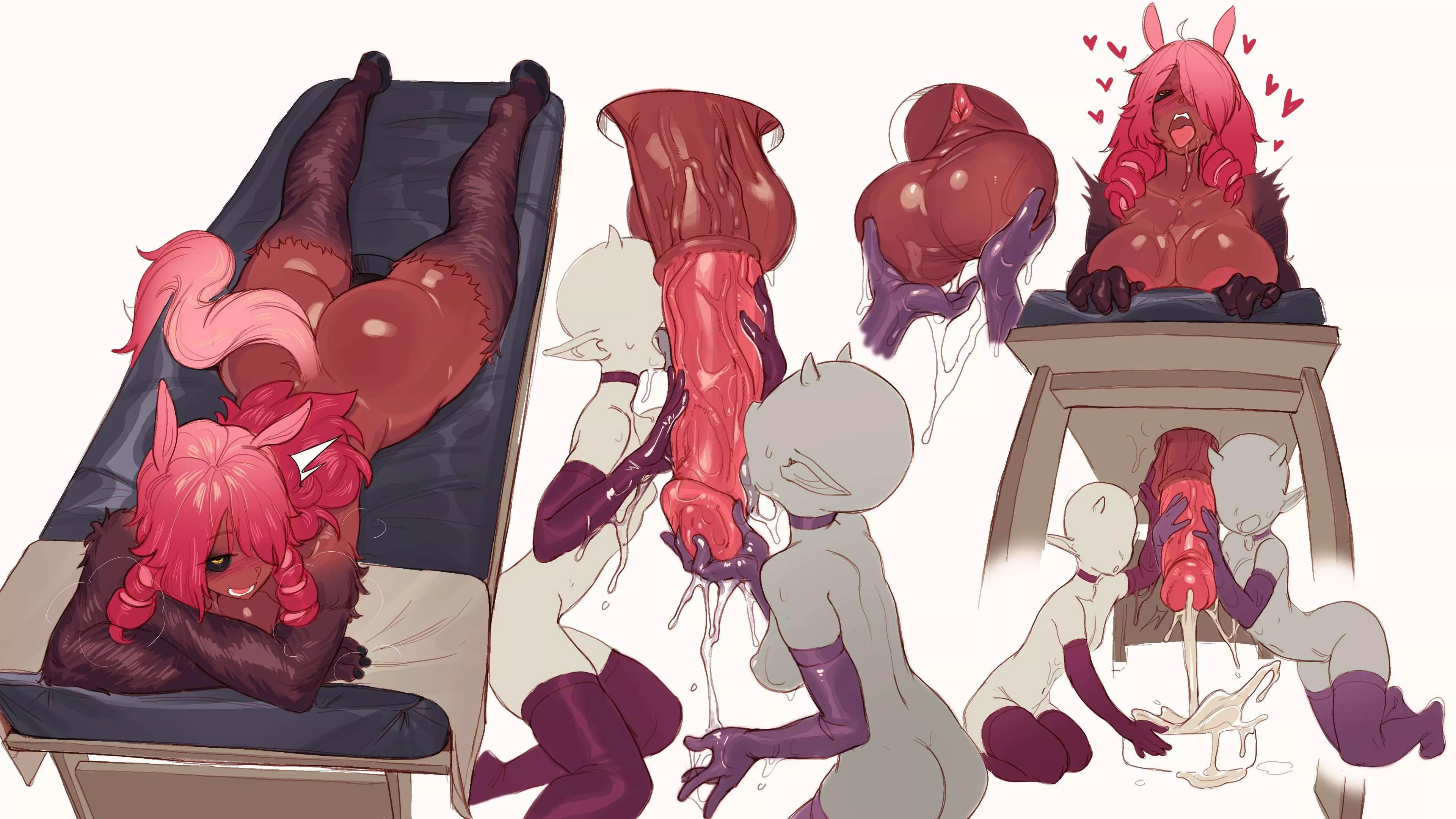 Every horsecock futa girl needs her cock cleaned once in a while. (TheTenk) posted by a_burner_account_lol