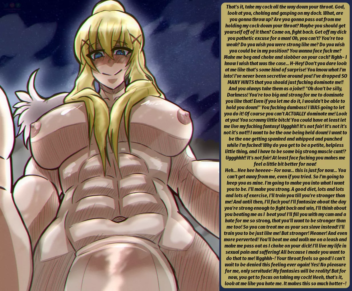 Futadom Darkness [Futadom] [Non-con] [Hate fucking?] [Muscle girl] [POV] Artist: miradroses (Reuploaded post Imgure purge) posted by Desira_Stoned