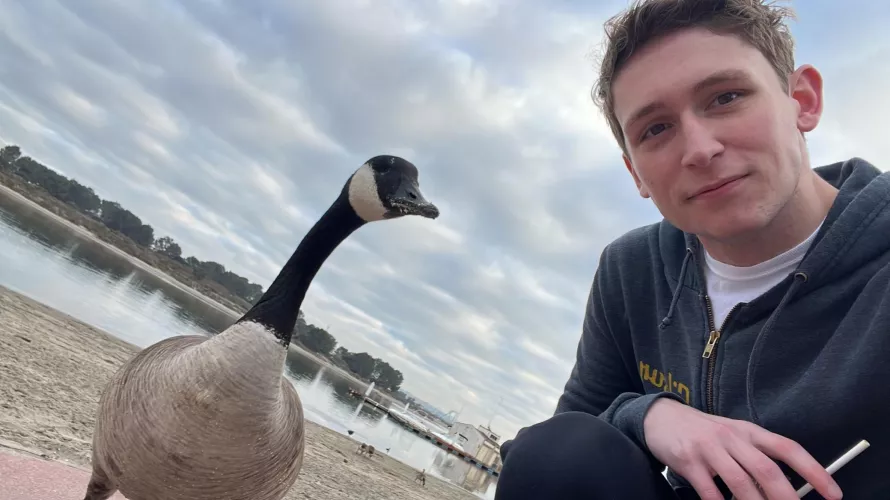 Happy Easter Sunday from Clyde and I! Hope you all have an amazing day :) by missingtoothtyler