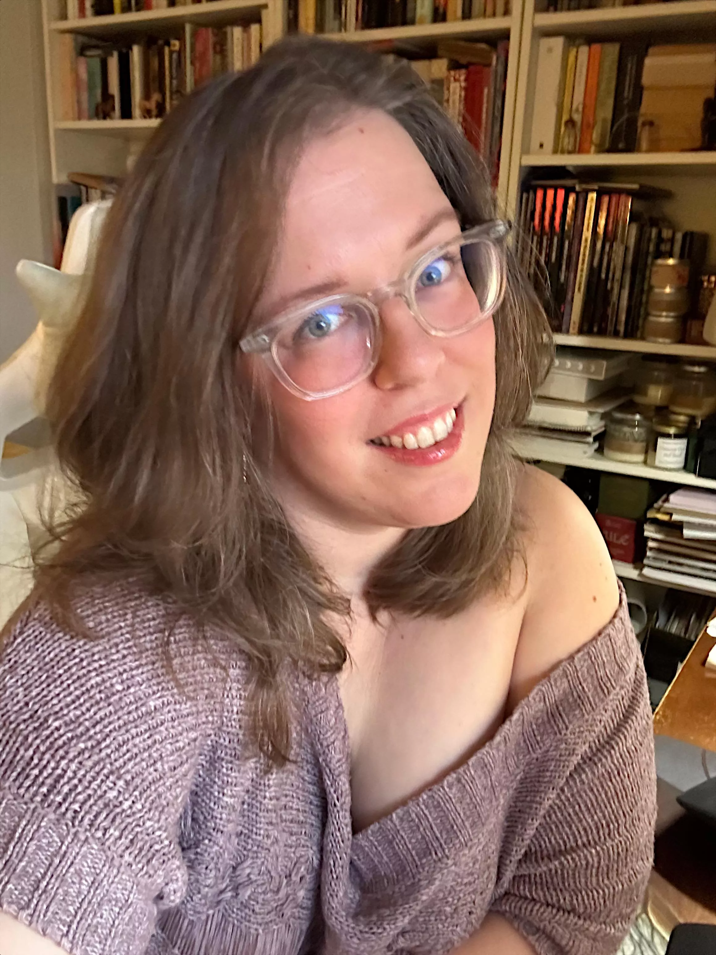 I love that my shoulders are bare when I don't wear a bra posted by RoxannaMFantasy