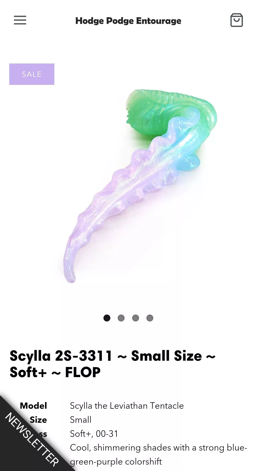 I need to stop. It's an ad-dick-tion. However, a Near Clear Scylla?? Too good to pass up. posted by Luxbae621