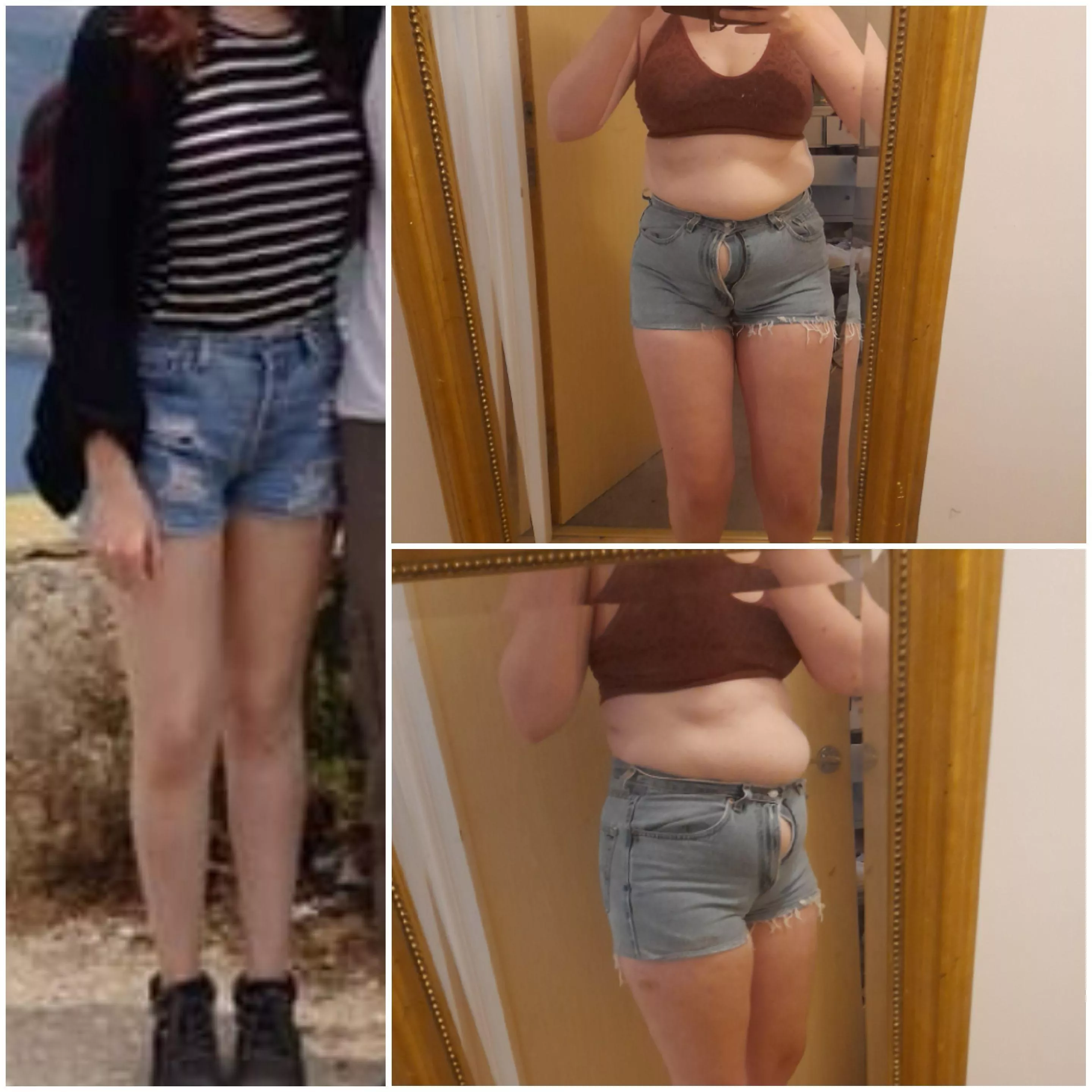 Keep outgrowing my clothes since meeting my bf 🐽😅 posted by potbelle