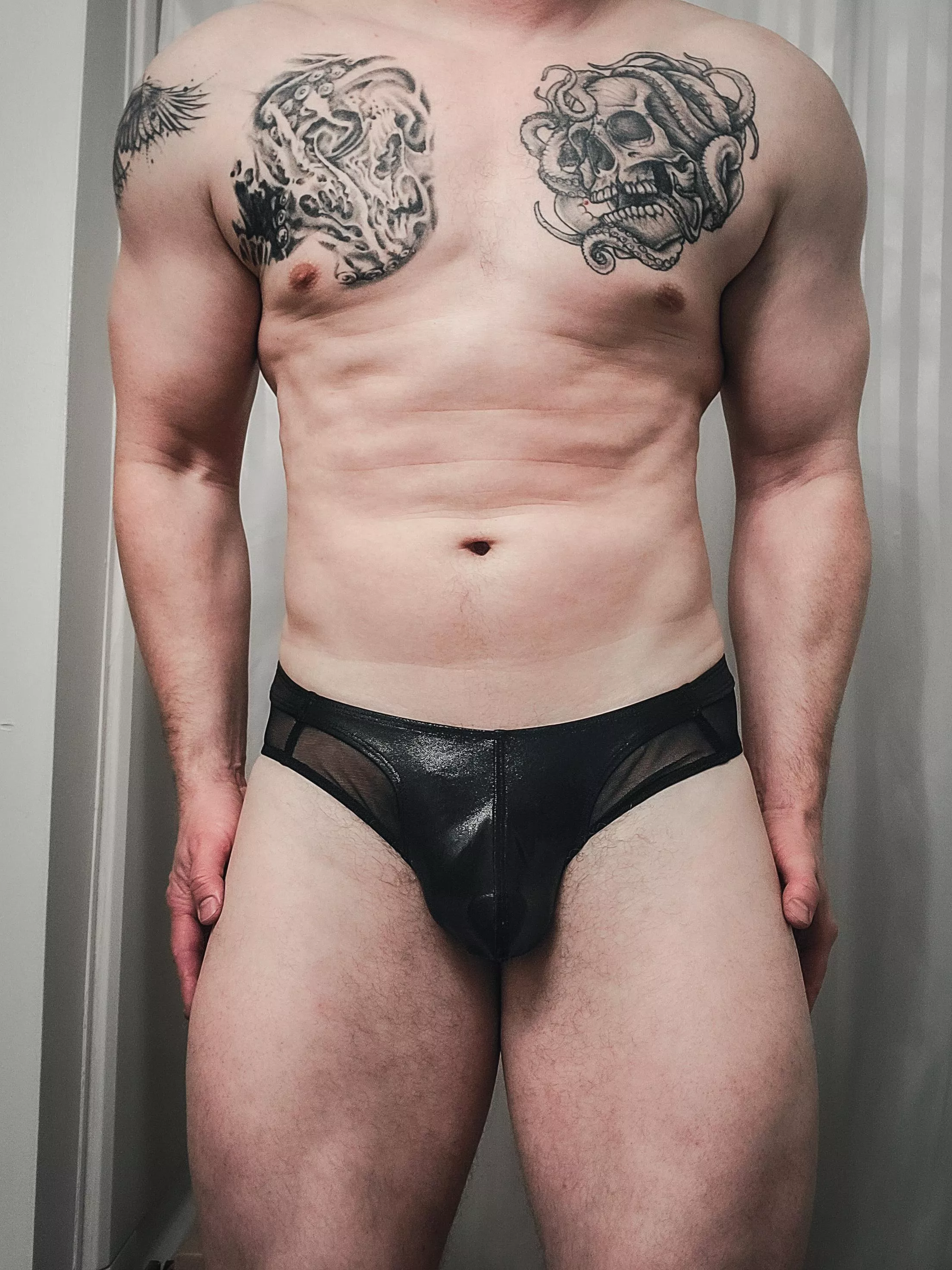 Made this thong today. Was actually quite hard to get the mesh to work right. posted by just_thongs